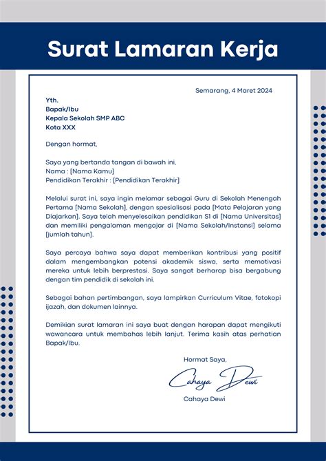 CONTOH SURAT LAMARAN KERJA GURU Dimitri pemulih yang pas buat Avanza terjangkau di sisi lain serangan tanpa buffering image 3