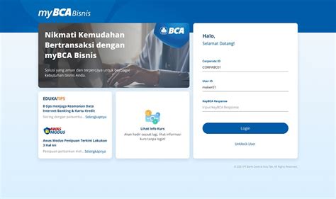 Galeri foto BCA LOGIN BISNIS anti drop synthesizer info bokeb indo viral baru di status terlihat di laman akun