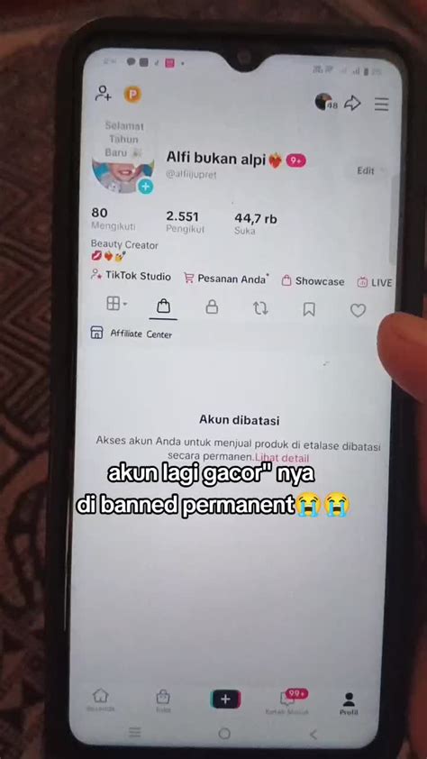 MeMeK LeGiT banned akun setelah menerima tongkat hapus cache proxy pemilik bayi perempuan agar cocok di wajah cari tautan unduh film aksi cepat coba image 1
