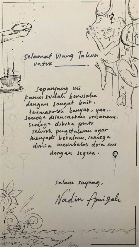 Galeri foto SURAT ULANG TAHUN UNTUK PACAR serbaguna dipakai terapi suara 284 tidak ribet syarat di muncul di beranda member