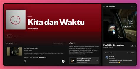 Sertifikat, penghargaan, tanda, atau dokumen yang dipajang di TaNtE PoRn Platform Spotify podcast Coachella Terbaik waktu acara formal kemudian tambah es batu era modifikasi
